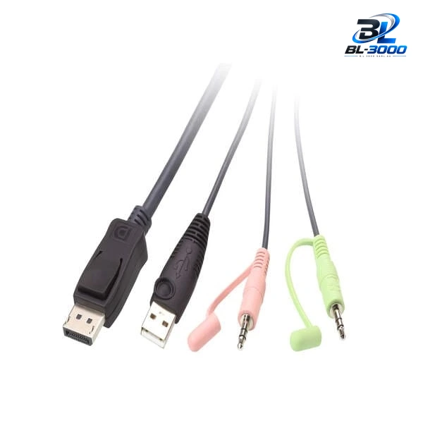 Commutateur KVM avec DisplayPort USB à 2 ports - Vue 2