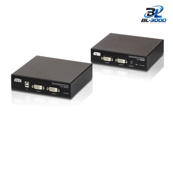 Extender KVM USB DVI Dual View HDBaseT™ 2.0