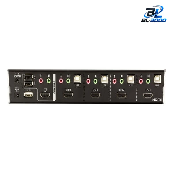 Swicth KVMP USB HDMI/Audio à 4 ports - Vue 3
