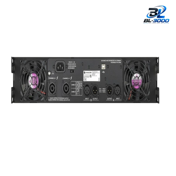 Amplificateur de puissance DSP 2 x 650 W - Vue 3