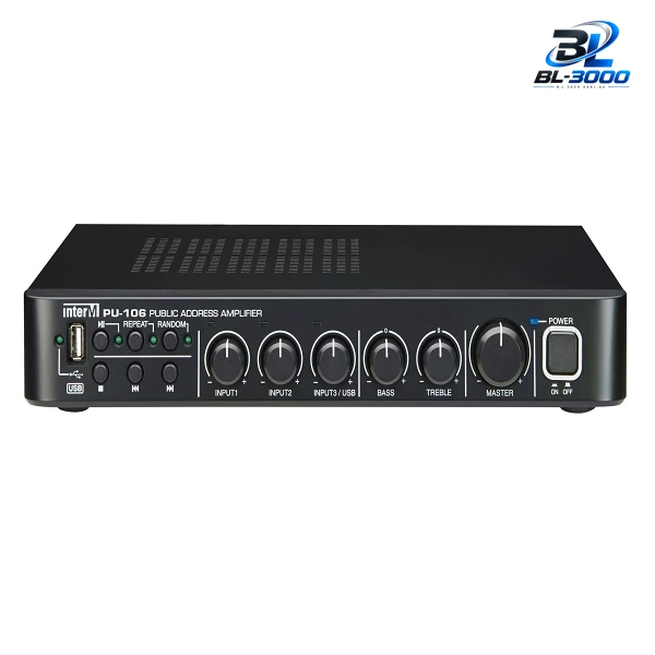Amplificateur mélangeur  60 W compact avec lecteur USB